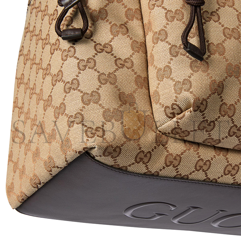 GUCCI MEDIUM GG BACKPACK WITH WEB 824624 (42*36*21cm) GUCCI MEDIUM GG BACKPACK WITH WEB 824624 (42*36*21cm)